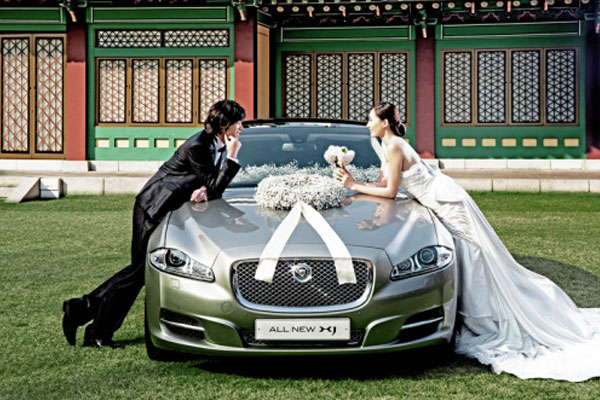 Jaguar Wedding Car Rental - Jaguar XF wedding car