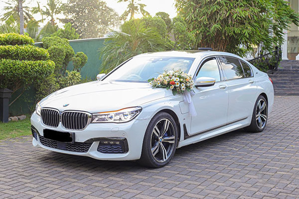 7 series rental - BMW Wedding Car Rental